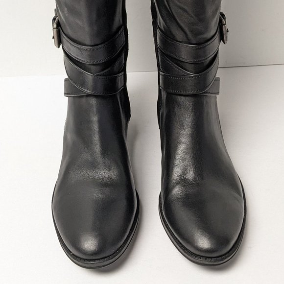 Sam Edelman Pansy Knee High Boots, Black Leather, Women's 8.5 M - Picture 4 of 7